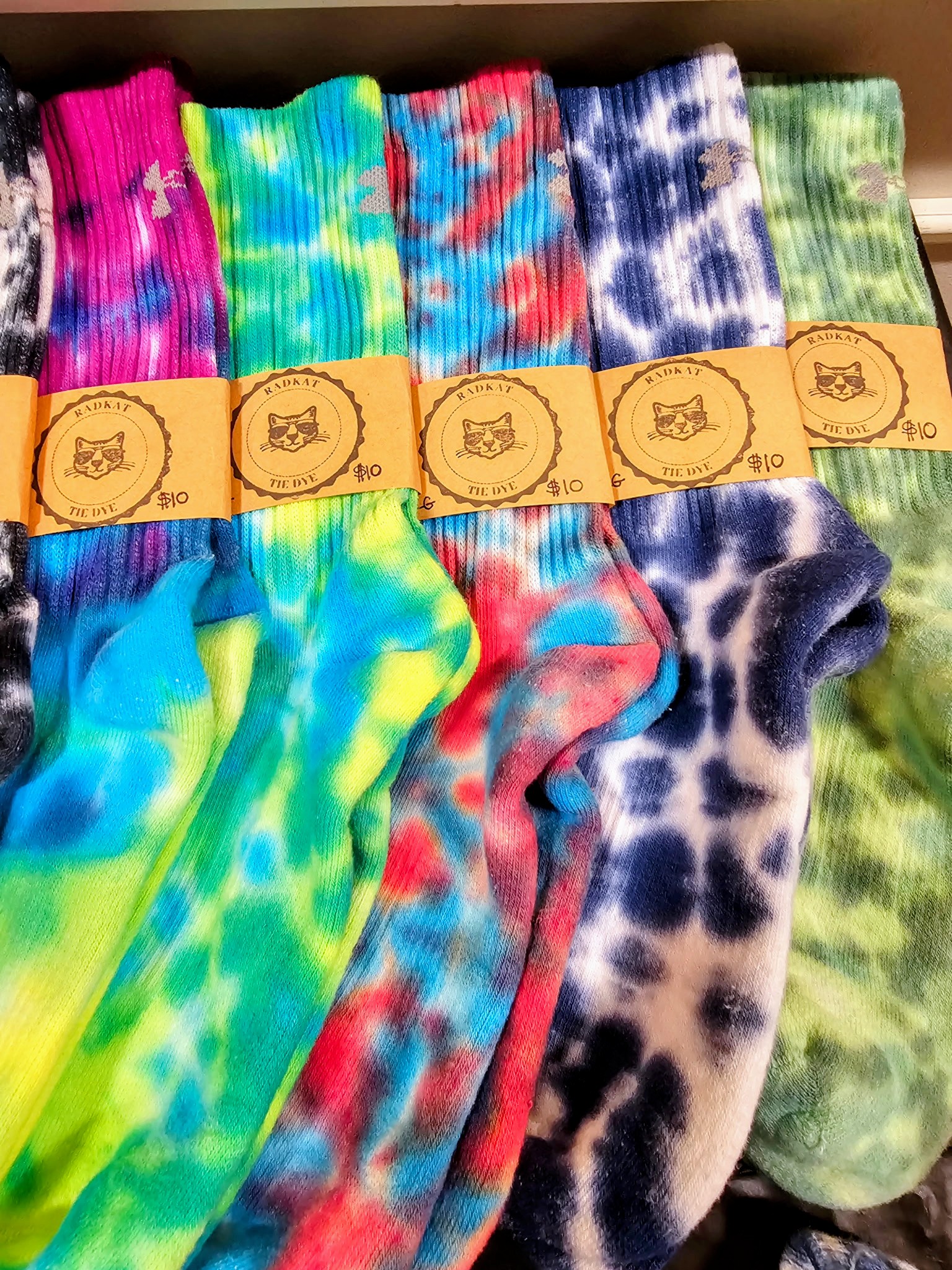 sock tie dye